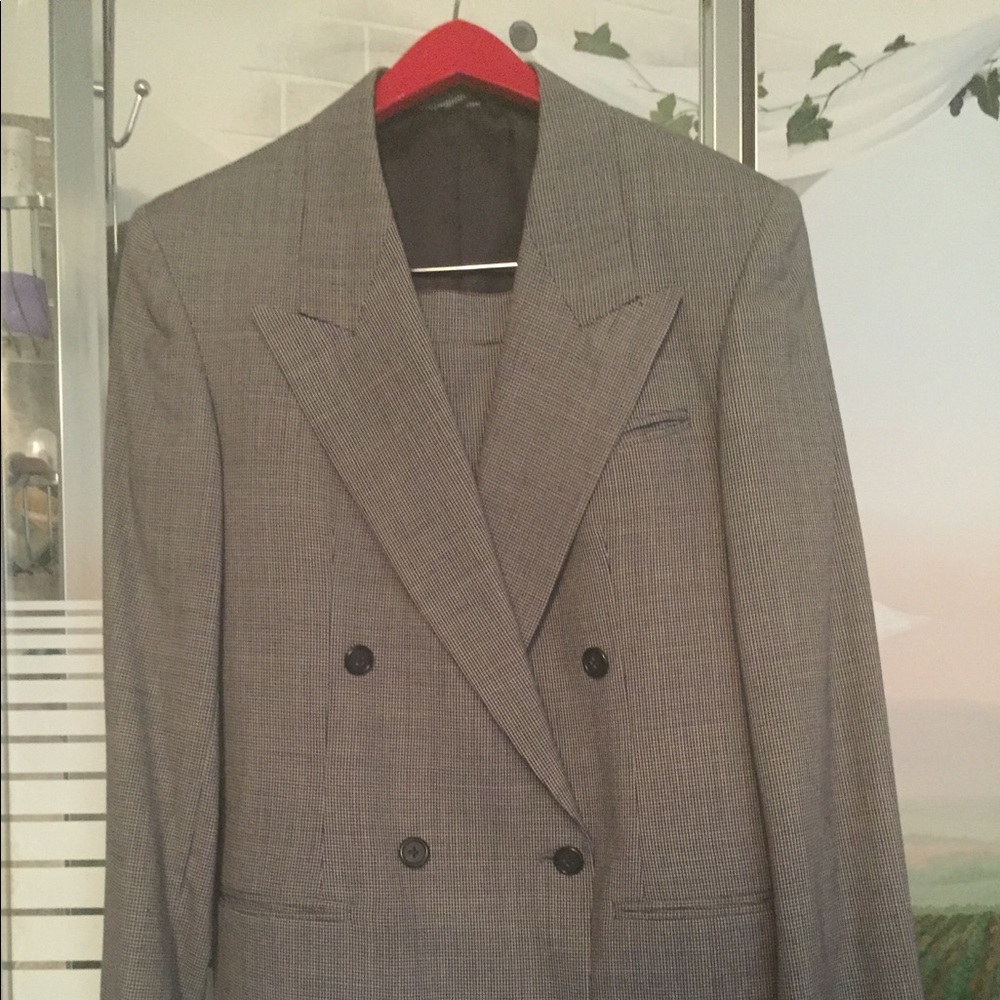 Houndstooth 2 piece double breasted suit